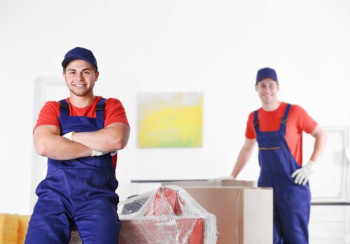 Residential and commercial moving support with a removal van in Westminster