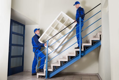 Movers Westminster removals team handling a house move