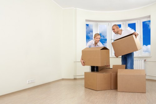 Storage and packing materials used for Westminster removals