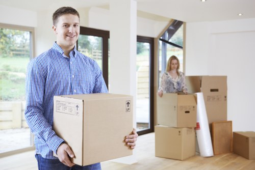 Free quote concept for moving services in Westminster