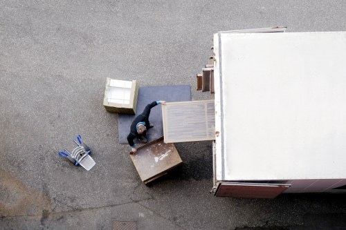Professional movers loading furniture for a Westminster relocation