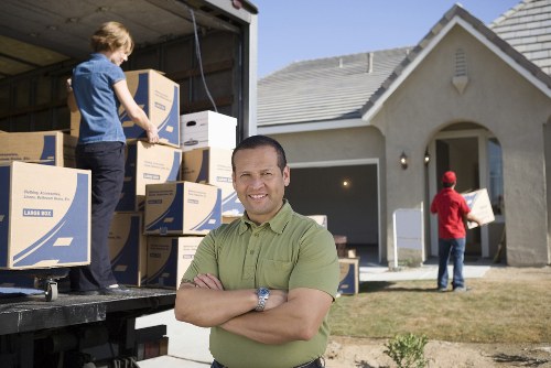 A man with a van helping with a local move in Westminster