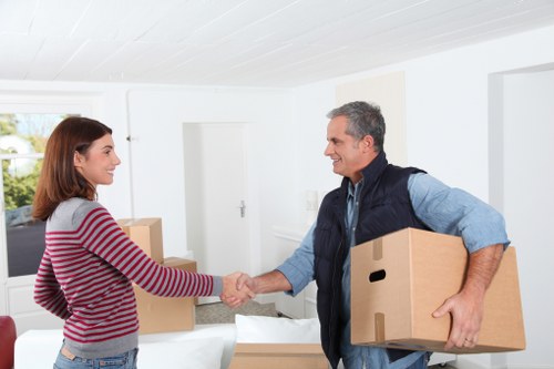 Recycling and reuse process for a Westminster move with sorted materials and donation items