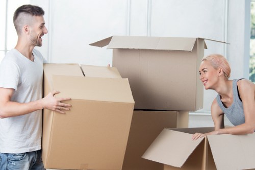 Charity-donated furniture prepared for reuse after a Westminster move
